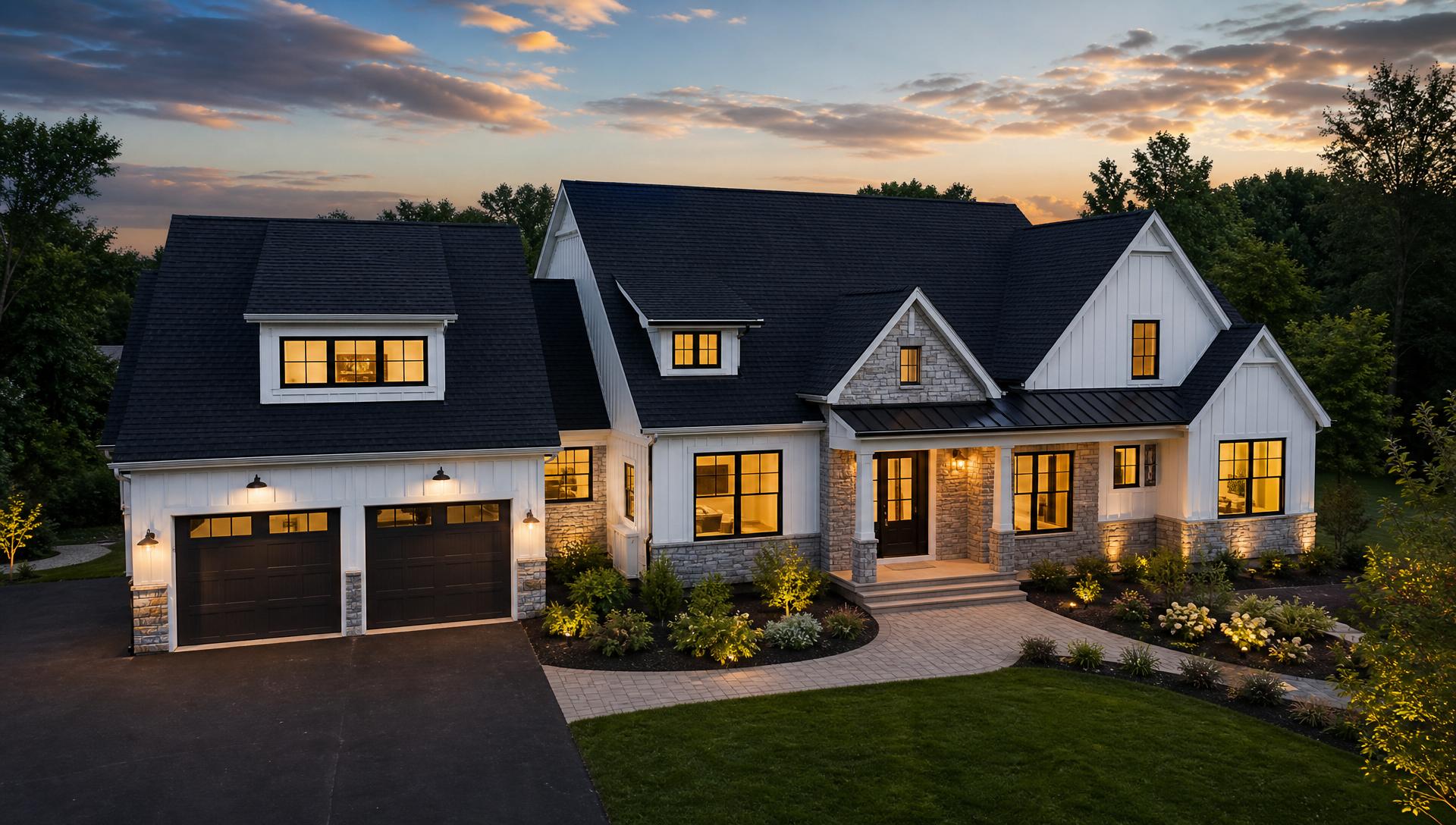 Best Vision Construction contractor in front of a renovated home